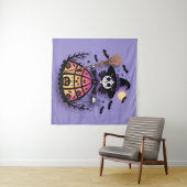 Tenture Halloween Skeleton Witch (En situation (horizontale))