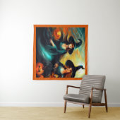 Tenture Halloween - Sorcières 1 (En situation (horizontale))