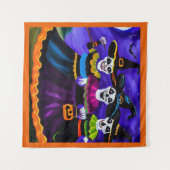 Tenture Halloween - Sorcières 2 (Devant (Horizontal))