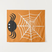 Tenture Halloween Spider Web (Devant (Horizontal))