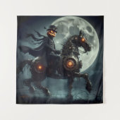 Tenture Halloween Steampunk Cavalier sans tête (Devant)