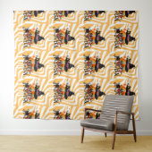 Tenture Halloween Super Retro (En situation (horizontale))