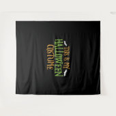 Tenture Halloween - Voici Mon Costume D'Halloween (Devant (Horizontal))