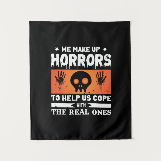 Tenture Halloween We Make up Horrors (Devant)