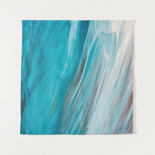 Tenture Hand drawn gouache painting. Abstract art backgrou (Devant)