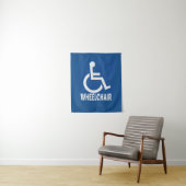 Tenture Handicap Fauteuil roulant (En situation)