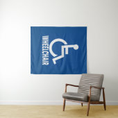 Tenture Handicap Fauteuil roulant (En situation (horizontale))