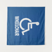 Tenture Handicap Fauteuil roulant (Devant (Horizontal))