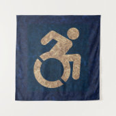 Tenture Handicap Texté (Devant)