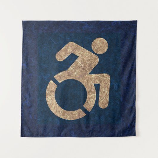 Tenture Handicap Texté (Devant)
