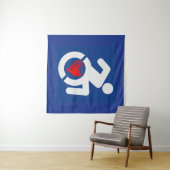 Tenture Handicapé d'amour (En situation (horizontale))