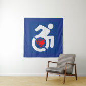 Tenture Handicapé d'amour (En situation)