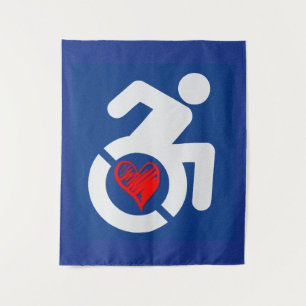 Tenture Handicapé de l'amour