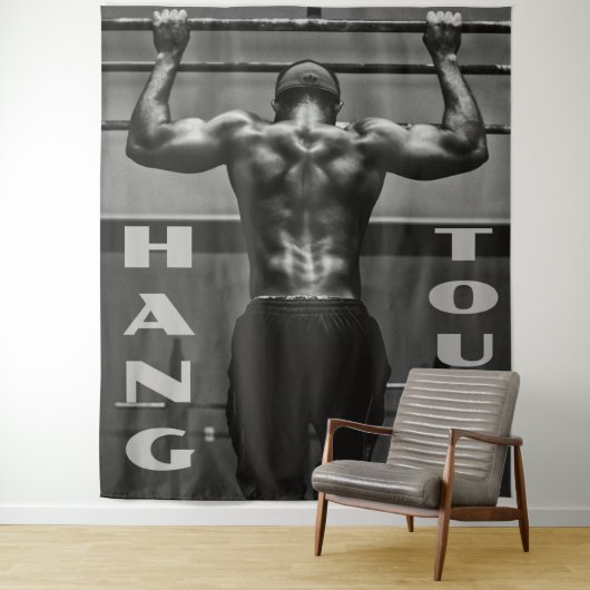 Tenture Hang Tough Muscle Man Entraînement Gym (En situation)