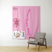 Tenture Happy birthday tapestries  (En situation)