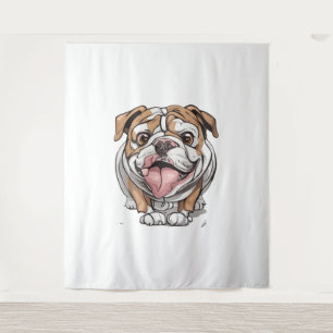 Tenture Happy Bulldog
