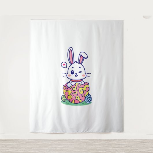 Tenture Happy Easter Bunny collection 2 (Devant)