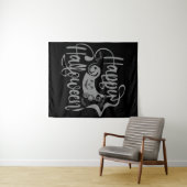 Tenture Happy Halloween chauves-souris Jack-o'-lantern (En situation (horizontale))