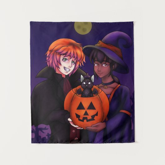 Tenture Happy Halloween Costumes (Devant)