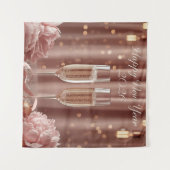 Tenture happy new year 2026 champagne sparkle banner (Devant (Horizontal))