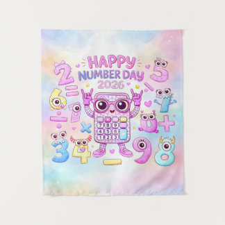 Tenture Happy Number Day 2026 Cute Calculator Design
