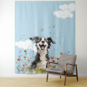 Tenture Happy Pup (En situation)