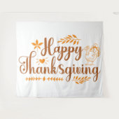 Tenture Happy Thanksgiving (Devant (Horizontal))