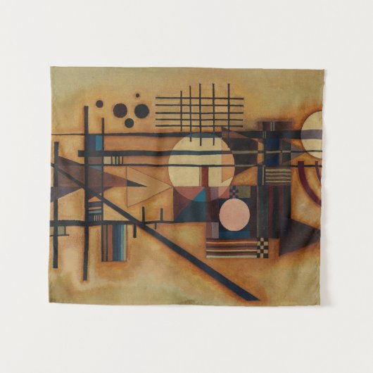 Tenture Hard in soft, 1927 par Wassily Kandinsky (Devant (Horizontal))