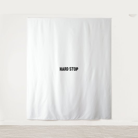 Tenture Hard Stop | Industriel (Devant)