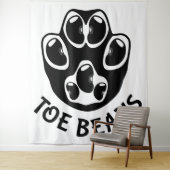 Tenture Haricots - Haricots noirs (En situation)