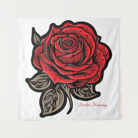 Tenture Harmonie de Scarlet (Devant (Horizontal))