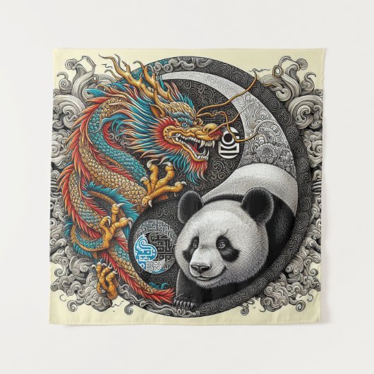 Tenture Harmonie des opposants (Devant)