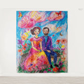 Tenture Harmonie en fleurs (Devant)