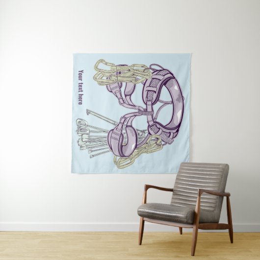 Tenture harnais et équipement escalade de commerce (En situation (horizontale))