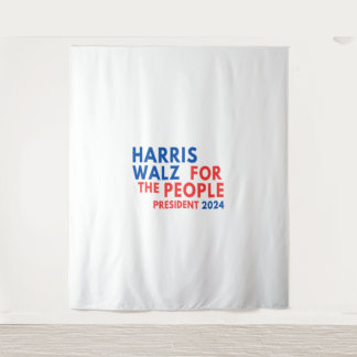 Tenture Harris Walz 2024 Pour Le Peuple