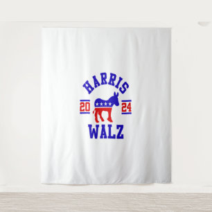 Tenture Harris Walz 2024 pour le président Patriotic Democ