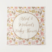 Tenture Hatching Bientôt Baby shower de fille de poulet (Devant)