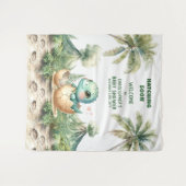 Tenture Hatching Bientôt Baby shower Fond d'écran Blue Din (Devant (Horizontal))