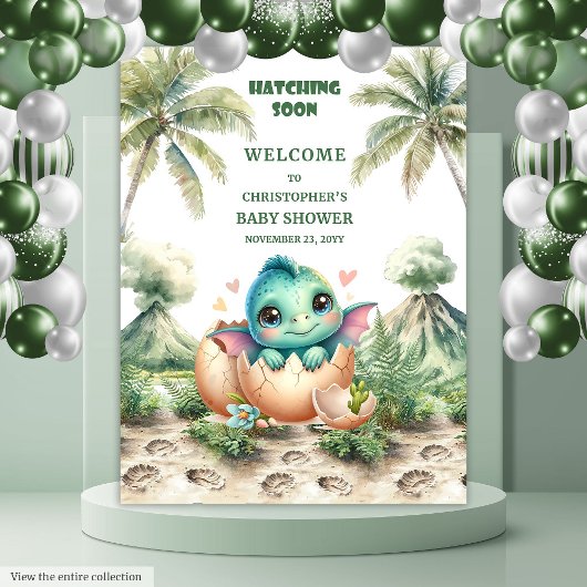Tenture Hatching Bientôt Personnalisé Baby shower Banner D