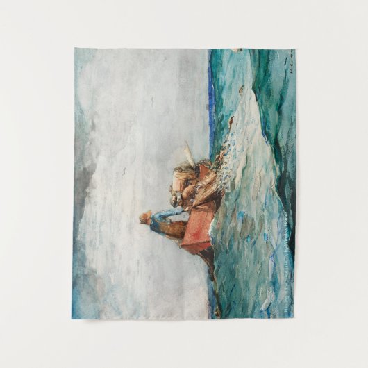 Tenture Hauling In The Nets (1887) Par Winslow Homer (Devant)