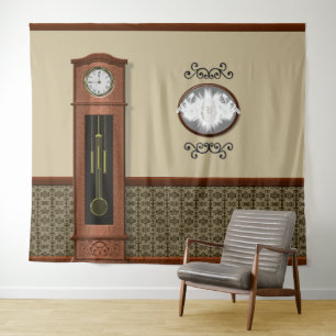 Tenture Haunted House Ghost Mirror Halloween fond