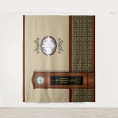 Tenture Haunted House Ghost Mirror Halloween fond (Devant)