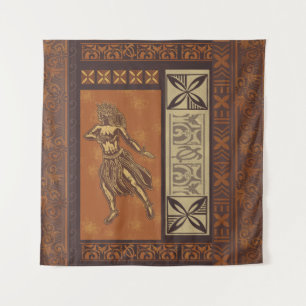 Tenture Hawaï - Samoan Hula Tapa Board Imprimer