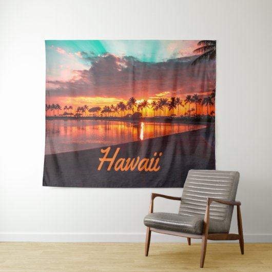 Tenture Hawaii Beach Hawaii (En situation (horizontale))