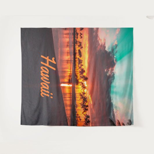 Tenture Hawaii Beach Hawaii Îles Hawaii (Devant (Horizontal))