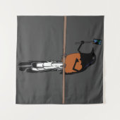 Tenture Hawaiian Shama Bird Selfie (Devant (Horizontal))