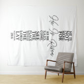 Tenture He Is Risen Easter Church Backdrop (En situation (horizontale))