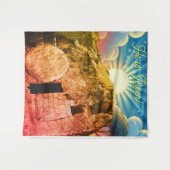 Tenture He is Risen - Garden Tomb Jerusalem (Devant (Horizontal))