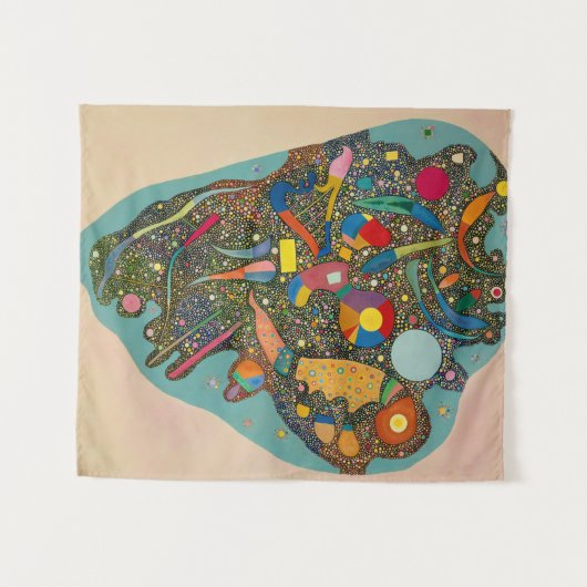 Tenture Heap régulé, 1938 par Wassily Kandinsky (Devant (Horizontal))