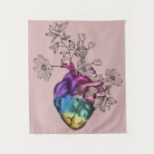 Tenture Heart Vase (Devant)